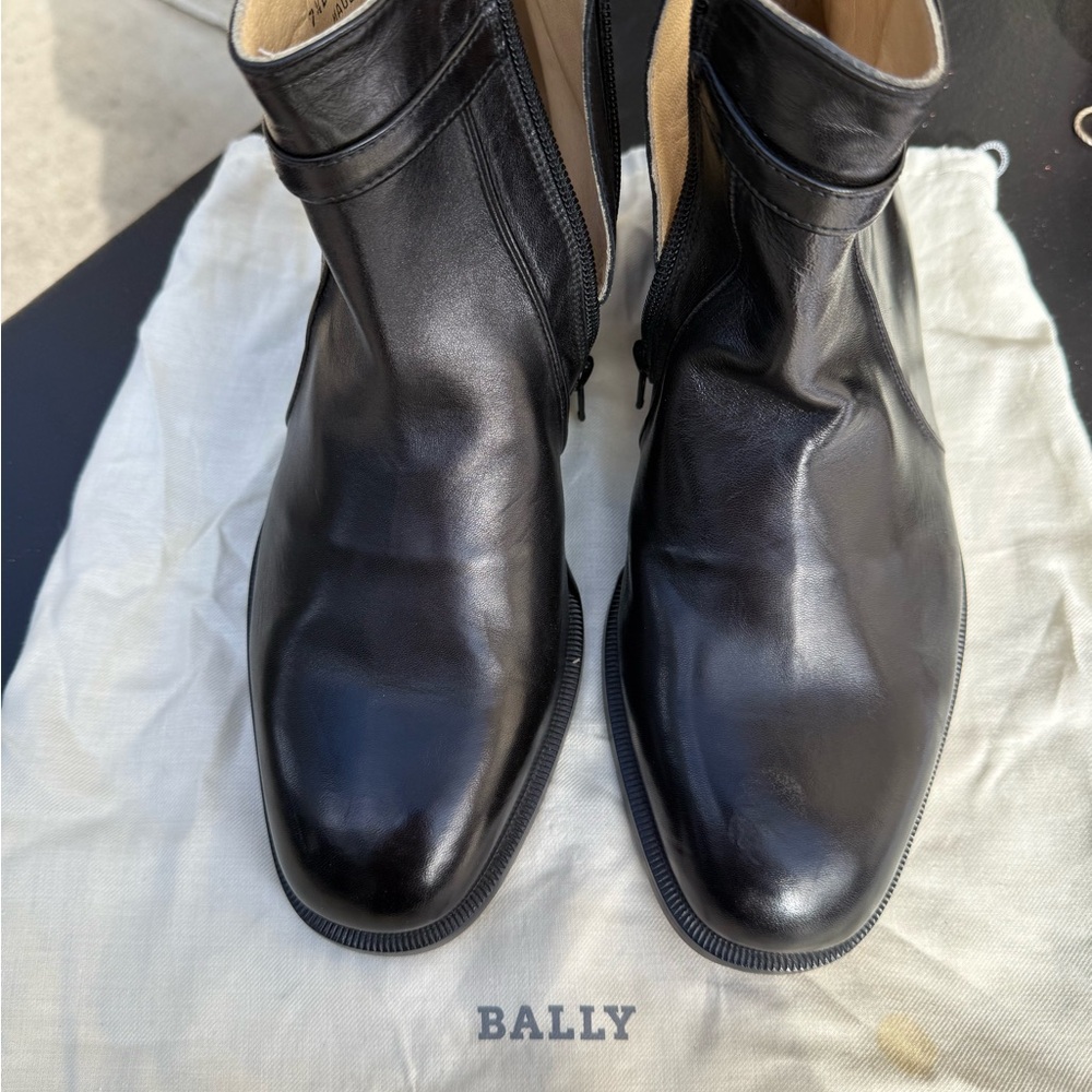 Bally Black Leather Men's Boots